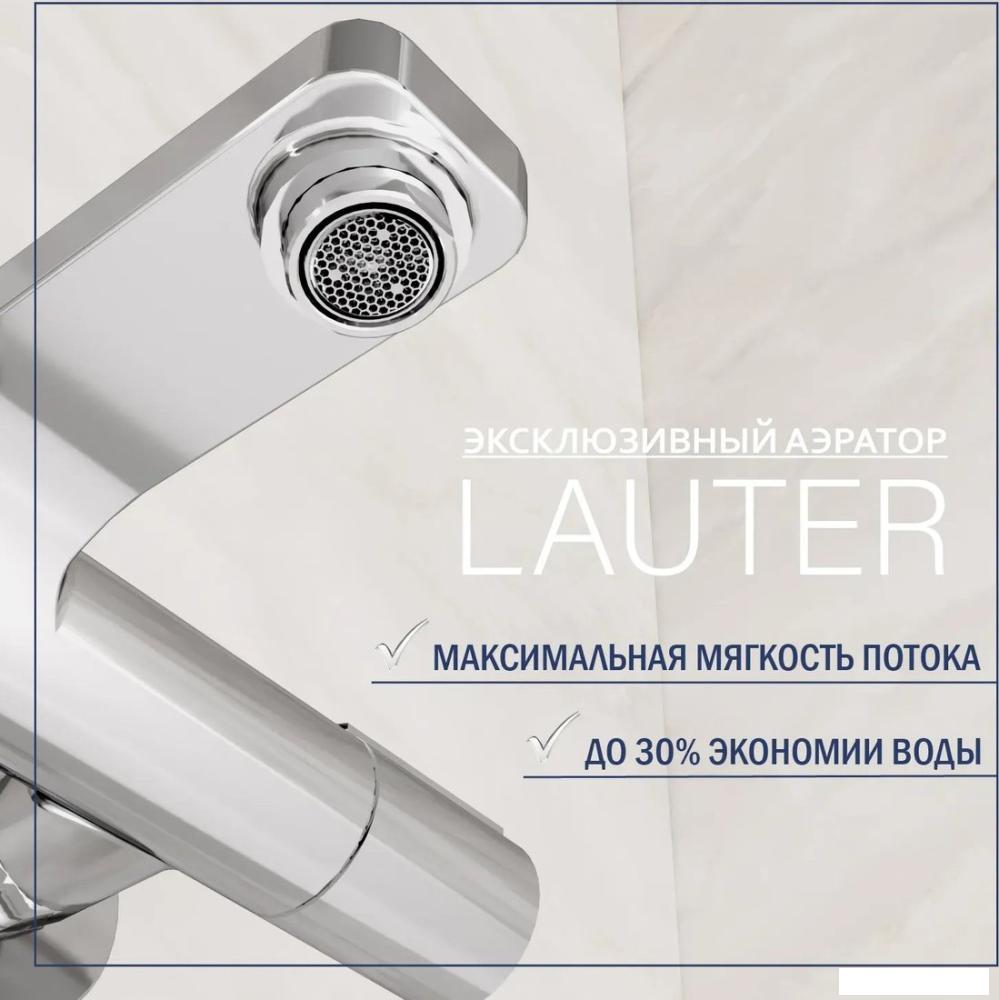 Смеситель Lauter Temp 21YH50427-4 с душевым гарнитуром Vibe 63067