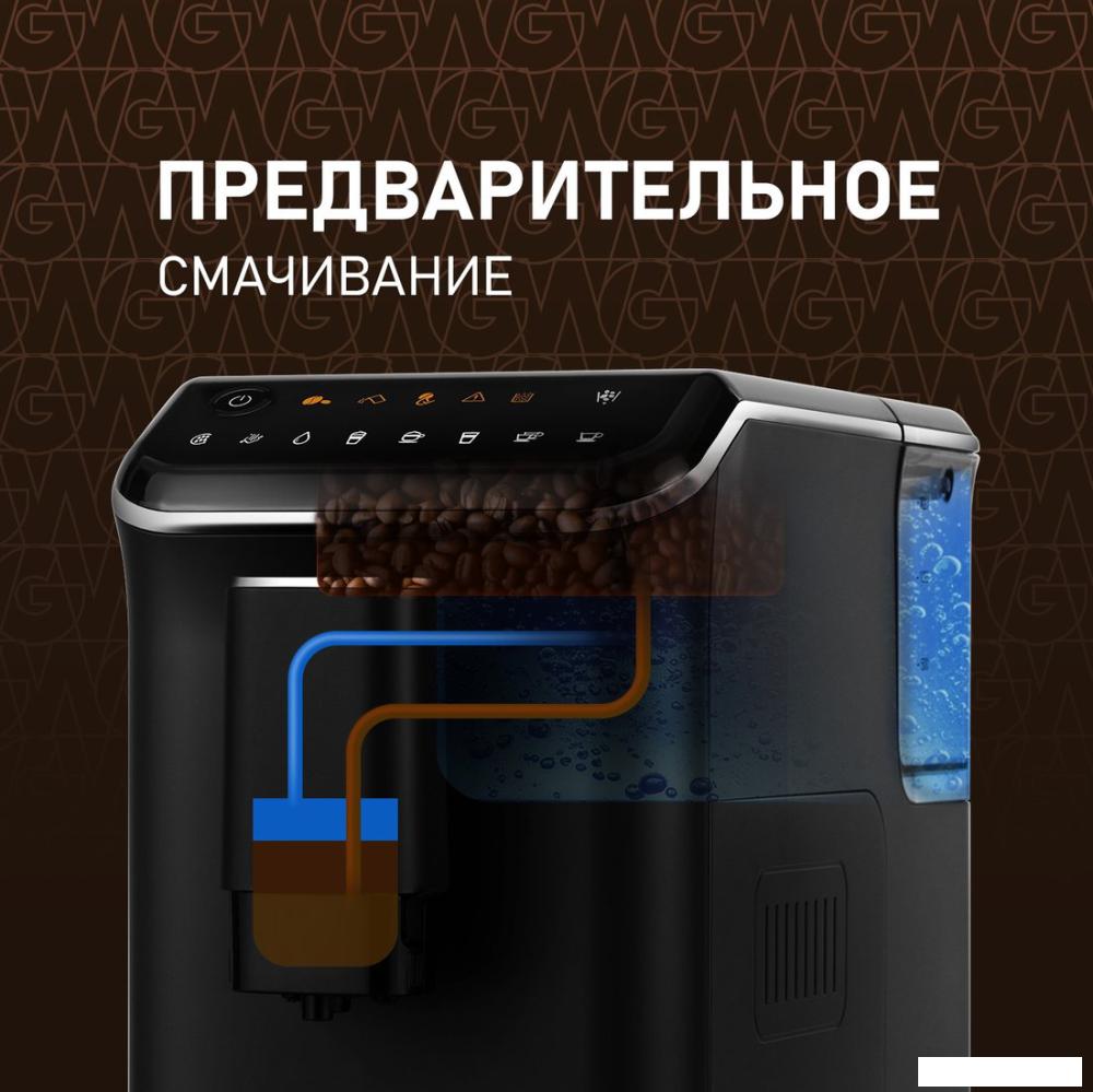 Кофемашина Weissgauff WCM-325 Black Automatic Touch Cappuccino
