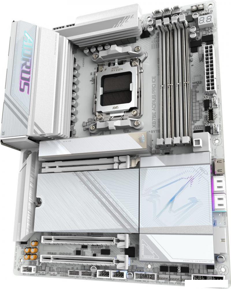 Материнская плата Gigabyte X870E Aorus Pro Ice