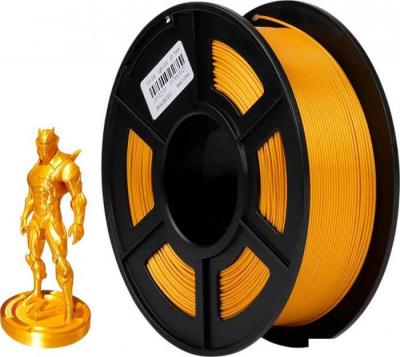 Пластик NV Print NV-3D-SILK-PLA-P-LIGHT-GOLD (1.75мм, 1кг, Light Gold)