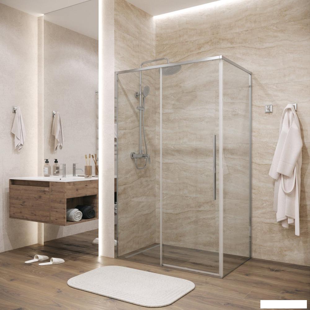 Душевая стенка Grossman Galaxy 90x195 200.K33.01.90.10.00 (хром/стекло прозрачное)