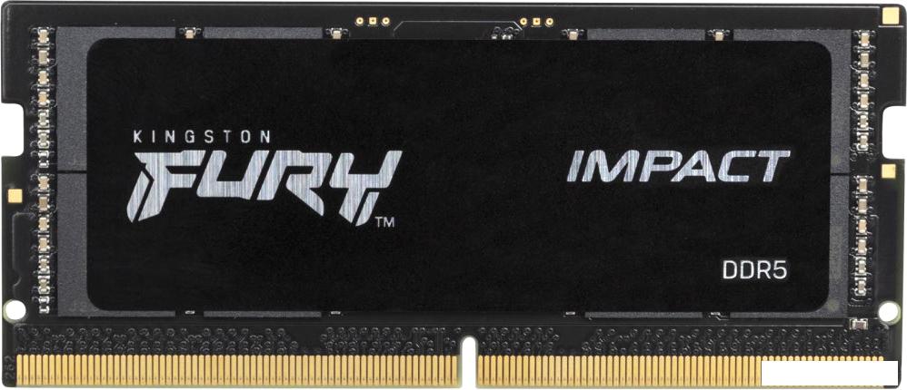 Оперативная память Kingston FURY Impact 8ГБ DDR5 SODIMM 4800 МГц KF548S38IB-8