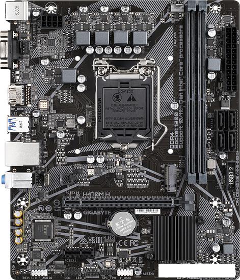 Материнские платы Gigabyte H470M H (rev. 1.0)