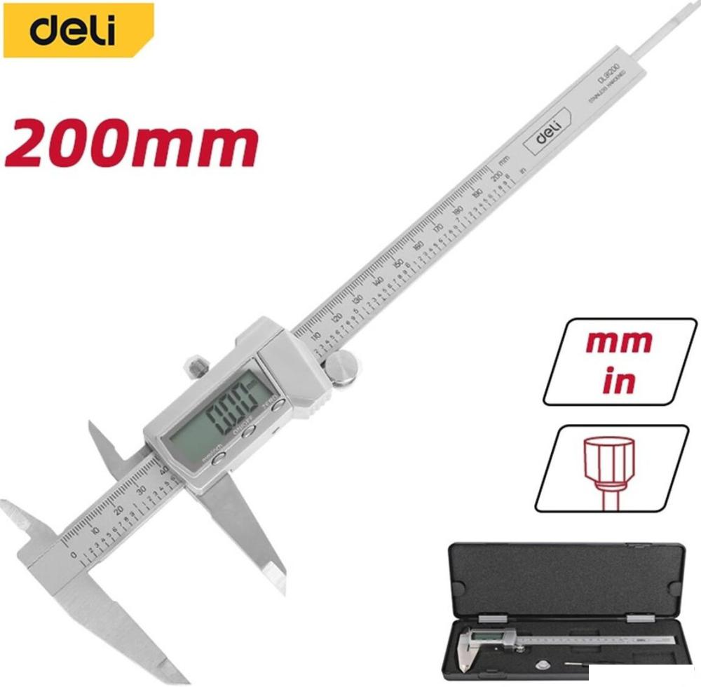 Штангенциркуль Deli DL91200