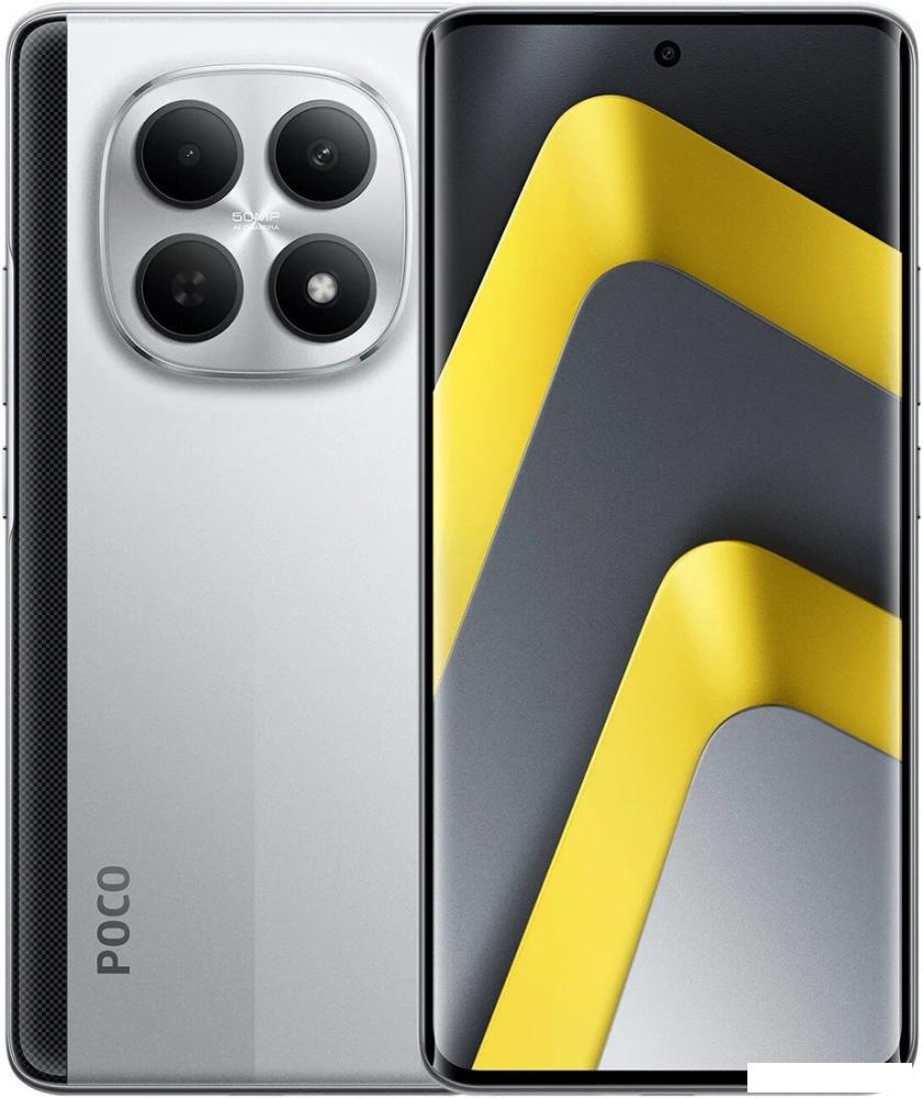 Телефон POCO M8 5G 8GB/512GB международная версия (серебристый)