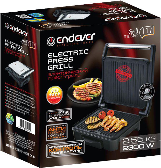 Электрогриль Endever Grillmaster 117