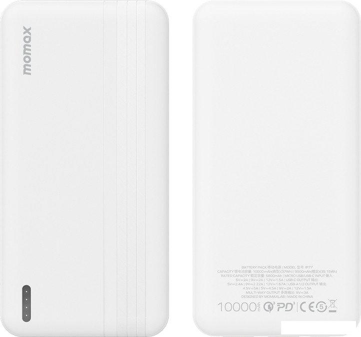 Внешний аккумулятор Momax iPower PD IP77 10000mAh (белый)
