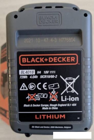 Аккумулятор Black &amp; Decker BL4018 (18В/4 Ah)