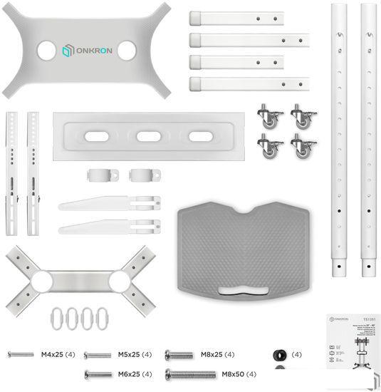 Стойка для телевизора Onkron TS1351 (белый)