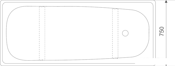 Ванна White Wave Classic L-1500 150x75