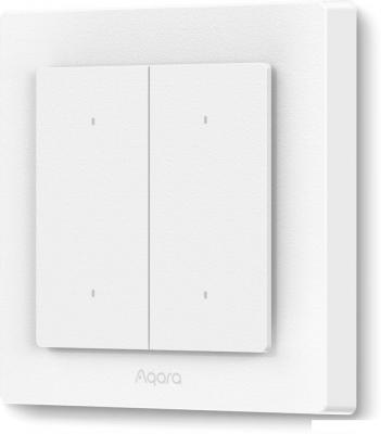 Умный выключатель Aqara Light Switch H2 EU WS-K08D 2 клавиши (белый)