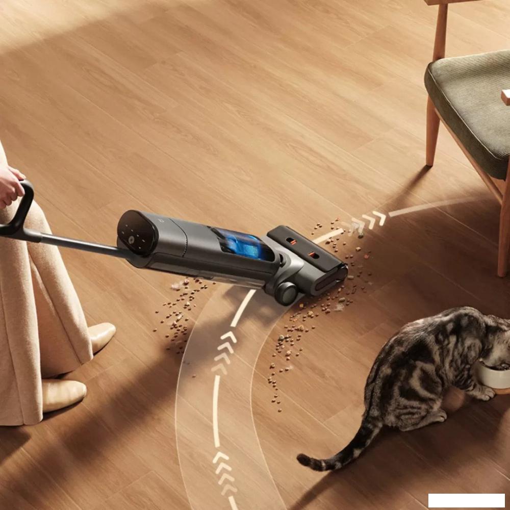 Вертикальный моющий пылесос Xiaomi Mijia Wireless Floor Scrubber 3 Pro D302CN (с переходником на евровилку)