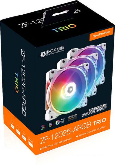 Системы охлаждения ID-Cooling ZF-12025-ARGB-TRIO-SNOW