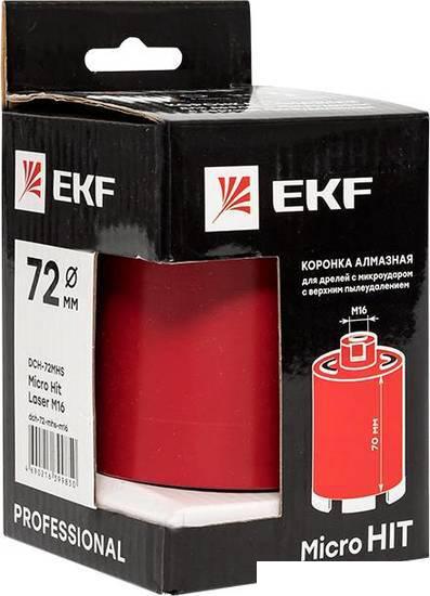Коронка EKF Micro Hit Laser DCH-72MHS