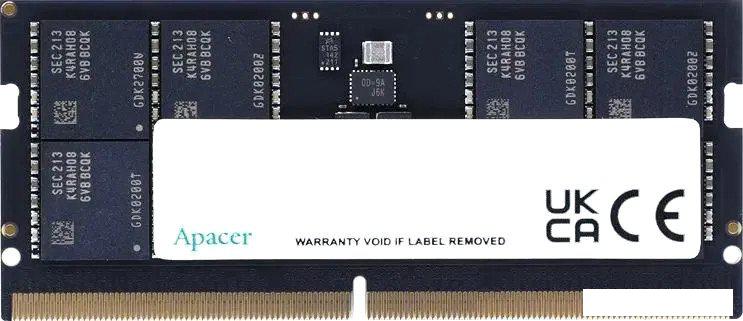 Оперативная память Apacer 16ГБ DDR5 SODIMM 5600 МГц AS16GHB56CVBBGH