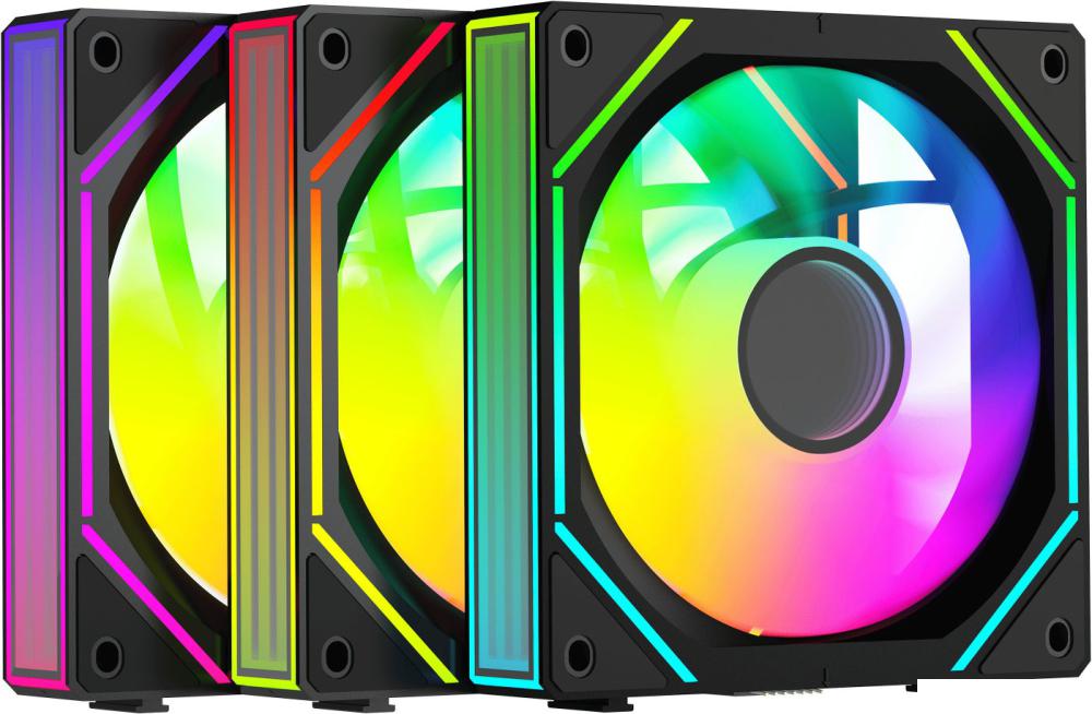 Комплект вентиляторов для корпуса Ocypus Gamma F12 Uni BK ARGB 3IN1