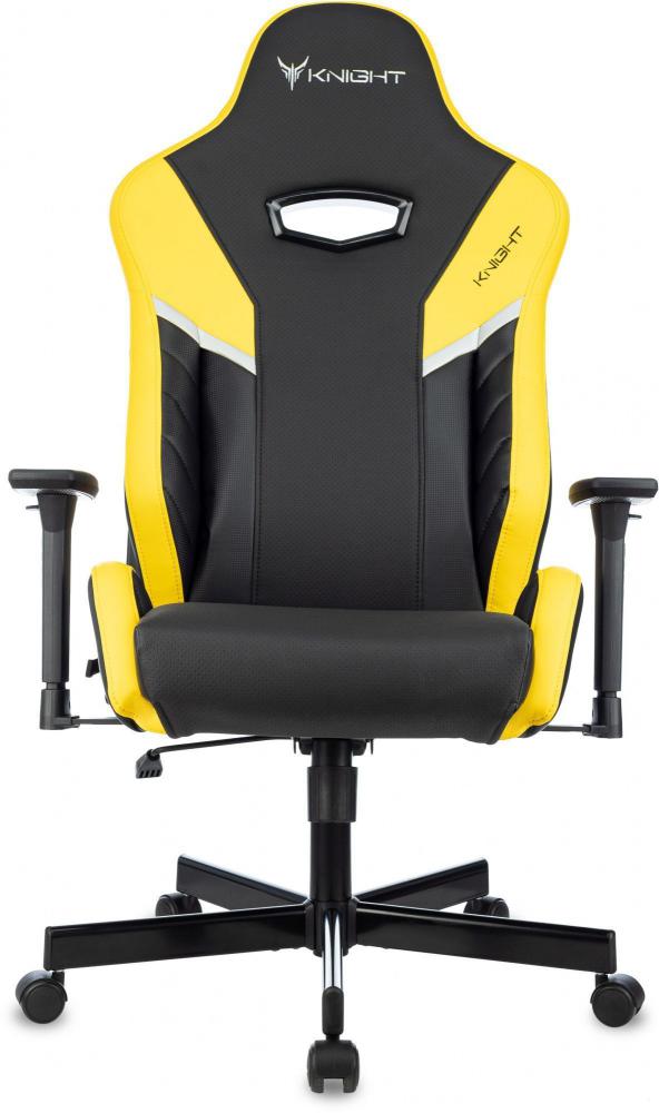 Игровое (геймерское) кресло Knight Thunder 5X (черный/желтый)