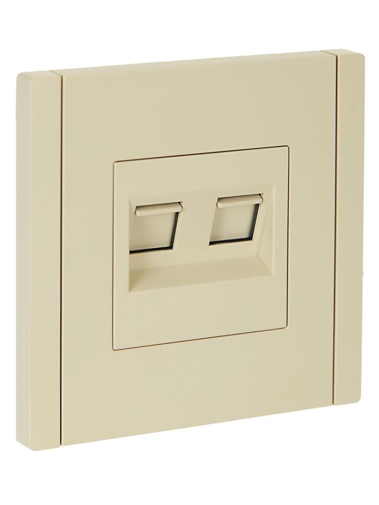 Розетка компьютерная IEK Forte&amp;Piano FP-K20-1-K10