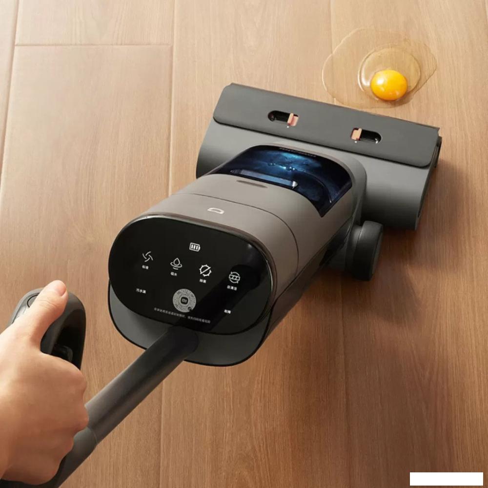 Вертикальный моющий пылесос Xiaomi Mijia Wireless Floor Scrubber 3 Pro D302CN (с переходником на евровилку)