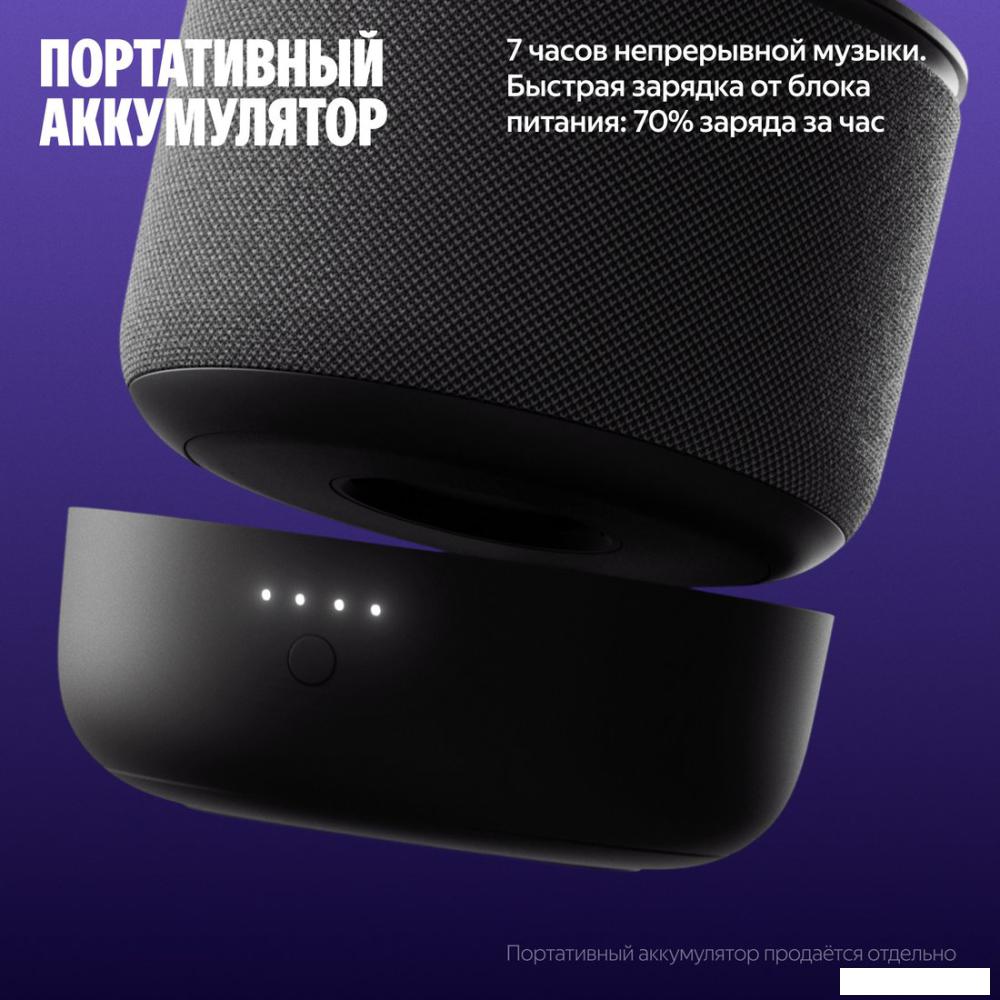 Беспроводные и портативные колонки Яндекс Станция Мини 3 Про (серый)