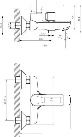 Смеситель Esko Belgrade BD 54