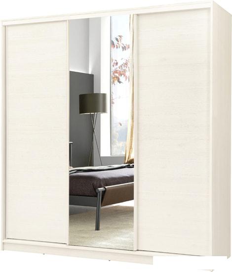 Шкаф-купе Рэйгрупп Bromo BBB3 02 РГ-08.02 B 207 BBB 207.5 (дуб бордо лайт/белый)