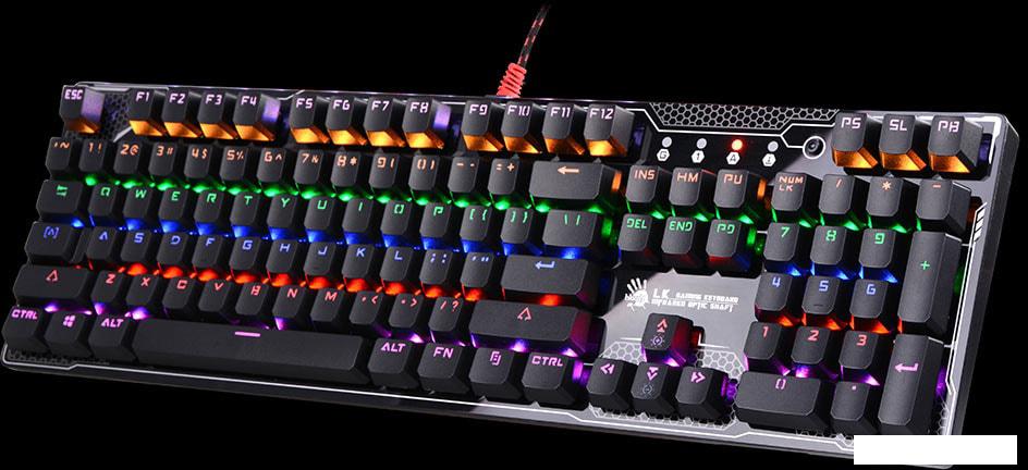 Клавиатура A4Tech Bloody B810R (черный)