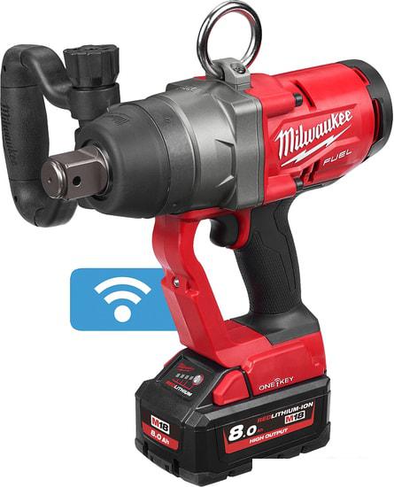 Шуруповерты, гайковерты, электроотвертки Milwaukee M18 ONEFHIWF1-802X ONE-KEY 4933459733 (с 2-мя АКБ, кейс)