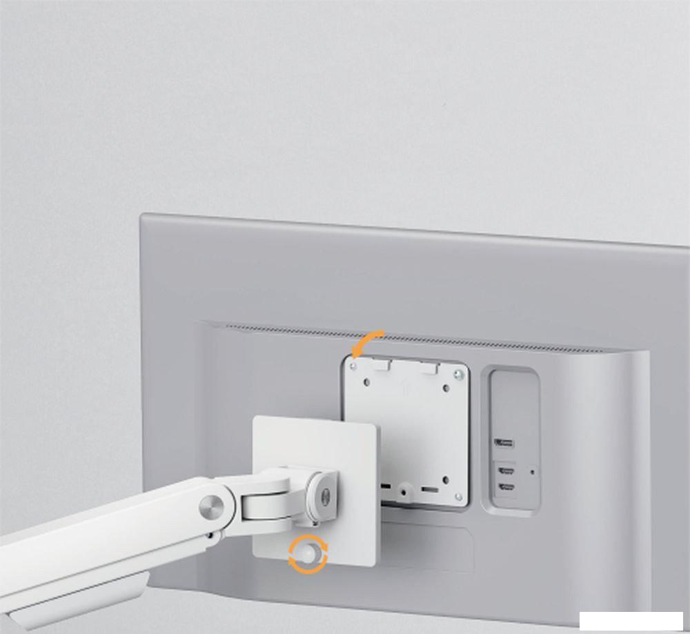 Кронштейн для монитора ErgoSmart Heavy-Duty Lux (полированный алюминий)