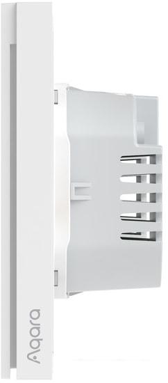 Выключатель Aqara Smart Wall Switch H1 двухклавишный без нейтрали (белый)