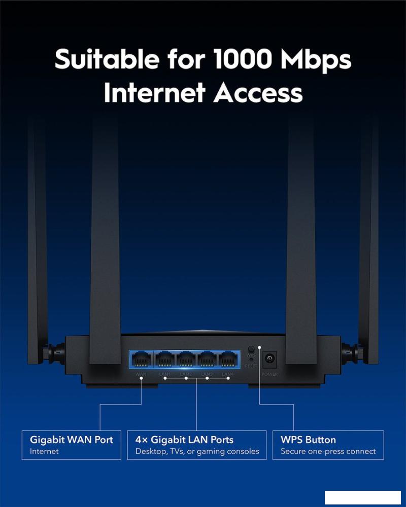 Wi-Fi роутер Cudy WR3600 1.0