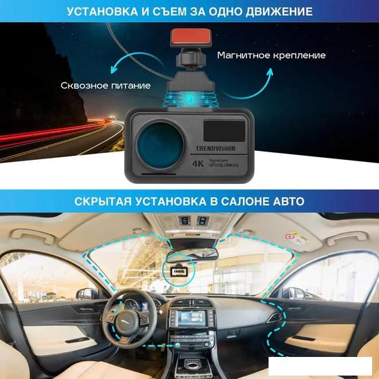 Видеорегистратор-радар детектор-GPS информатор (3в1) TrendVision Hybrid Signature Real 4K