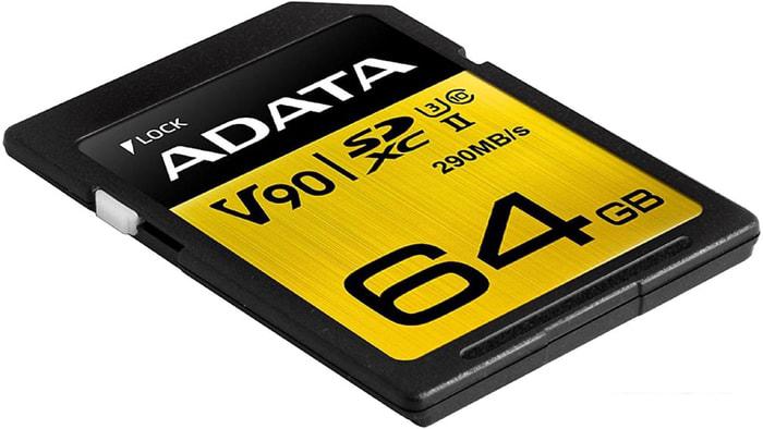 Карты памяти ADATA Premier ONE ASDX64GUII3CL10-C SDXC 64GB