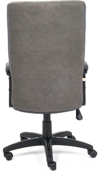 Офисное кресло TetChair Trendy (флок/ткань, серый)