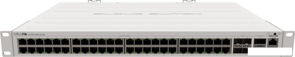 Коммутаторы Mikrotik CRS354-48G-4S+2Q+RM