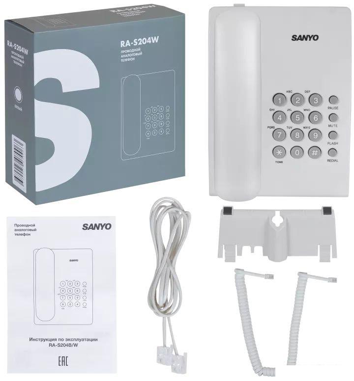 Проводной телефон Sanyo RA-S204W