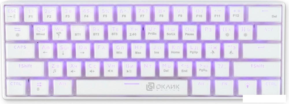 Клавиатуры Оклик K763W (белый)