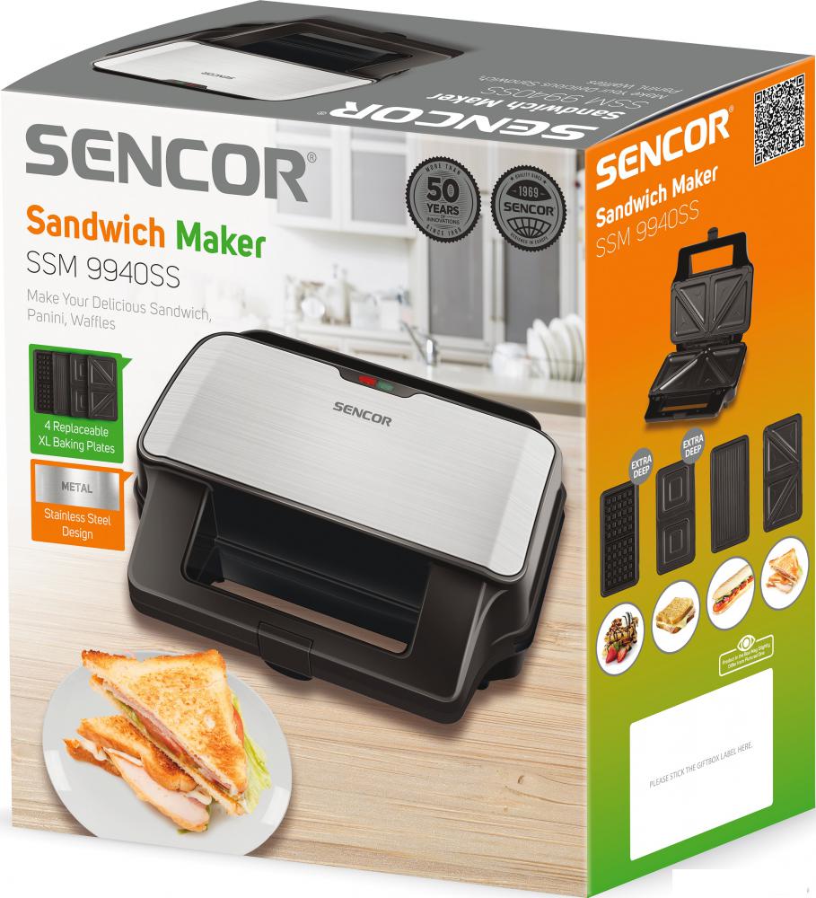 Многофункциональная сэндвичница Sencor SSM 9940SS
