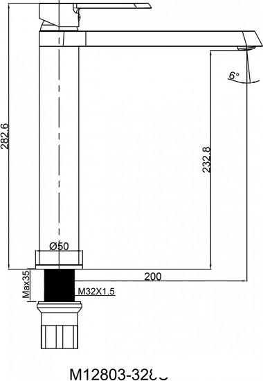 Смеситель Maxonor Pure Life PL11108-8