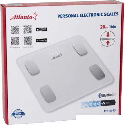 Напольные весы Atlanta ATH-6163 (белый)