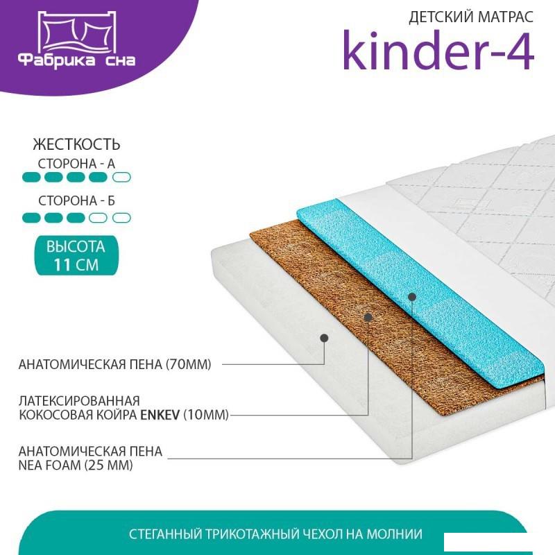 Матрас Фабрика сна Киндер-4 80x160