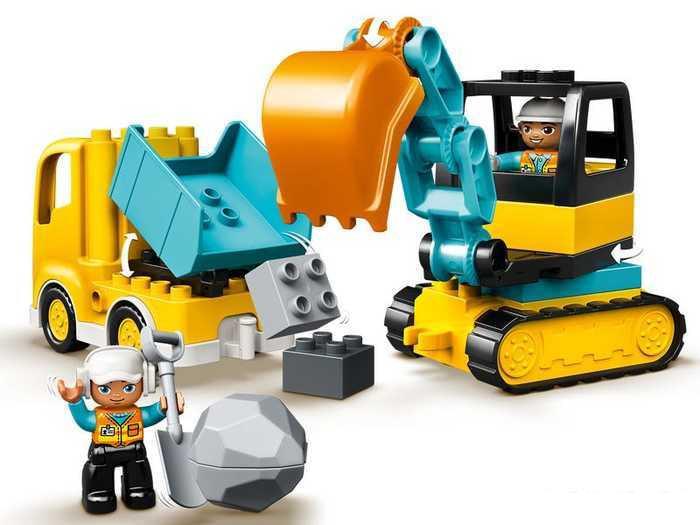 Конструктор LEGO Duplo 10931 Грузовик и гусеничный экскаватор