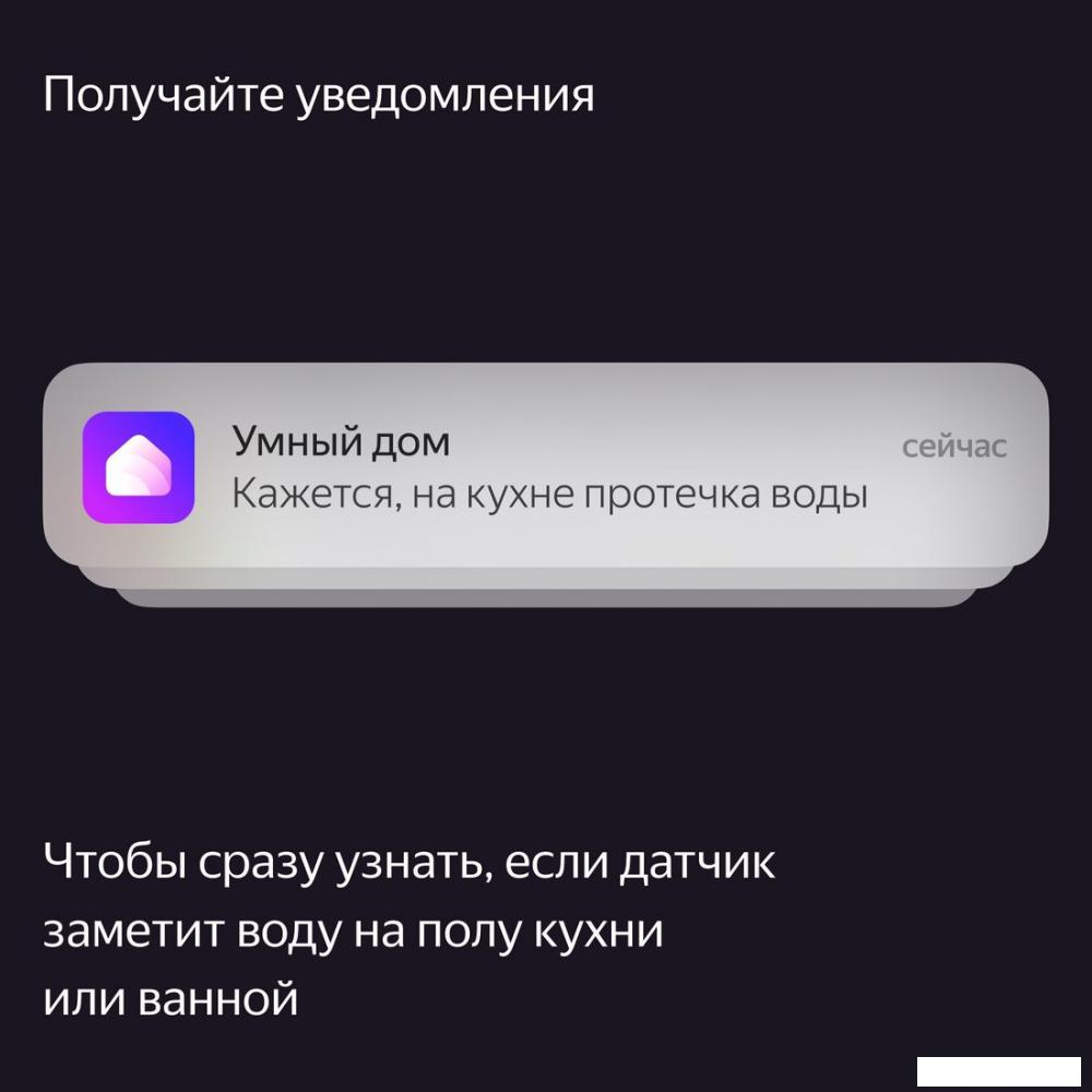 Экосистемы умного дома, датчики, центры управления Яндекс YNDX-00521 протечки