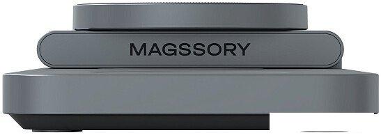 Беспроводное зарядное Magssory Yoga 3 в 1 Charging Station для Samsung Qi2 WCH017m (темно-серый)