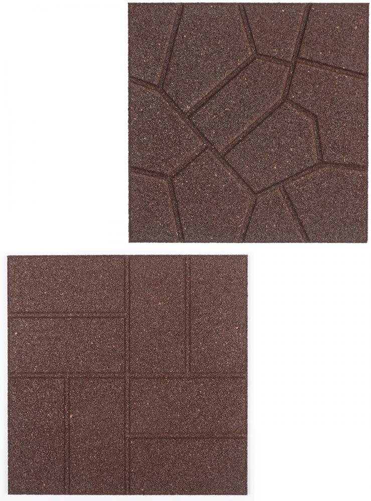 Плитка садовая Orlix Bella Rocca EU5000141-4 (4шт, коричневый)