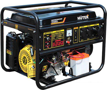 Бензиновый генератор Huter DY8000LX-3