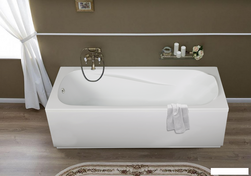 Ванна Ventospa Serena LA 160х70 (с каркасом и экраном)