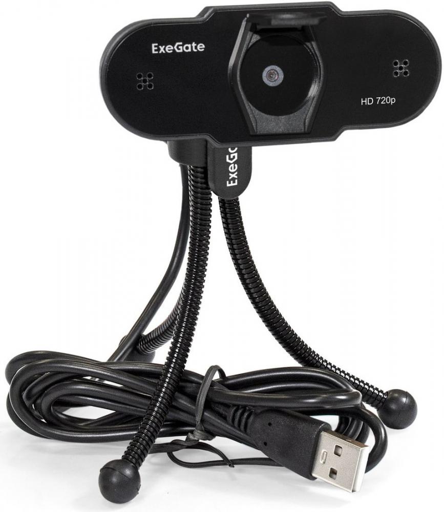 Веб-камеры ExeGate BlackView C525 HD Tripod EX287386RUS
