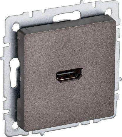 Розетка HDMI IEK Brite BR-H10-K45