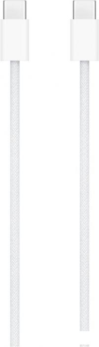 Кабель Apple USB 2.0 Type-C - USB 2.0 Type-C 60W (1 м, в оплетке, белый)